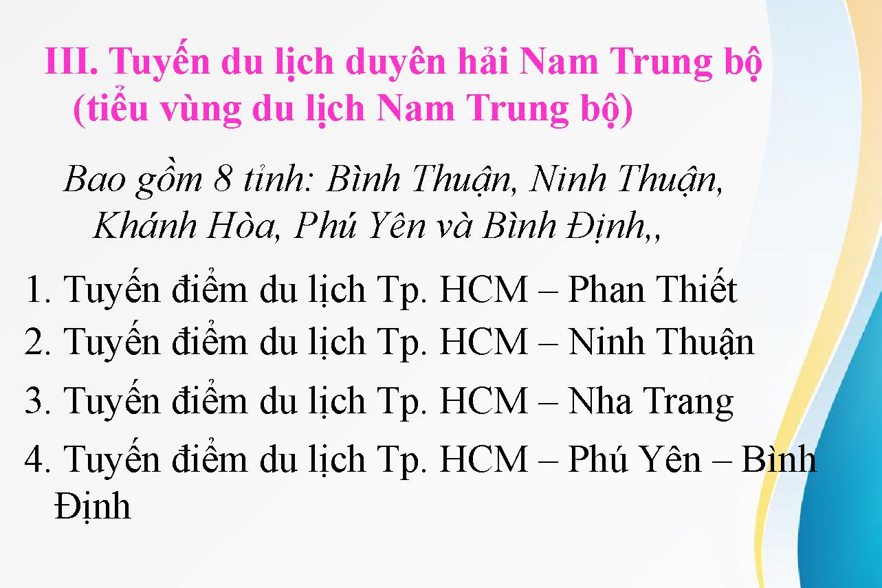 Tuyến điểm du lịch