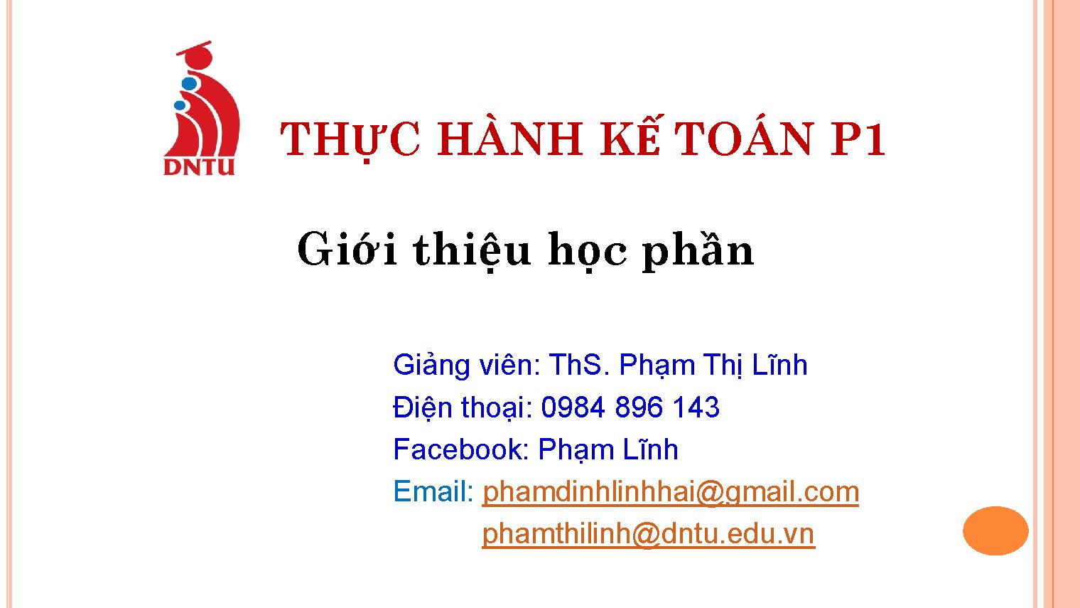 Thực hành kế toán P1