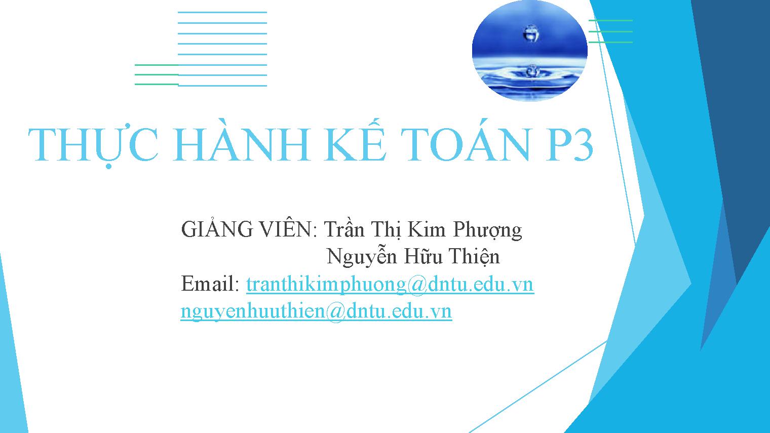 Thực hành kế toán P3