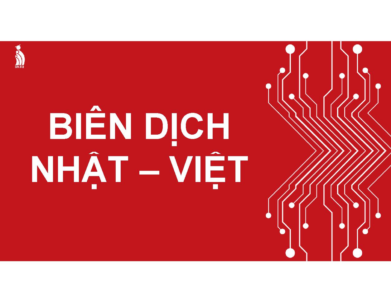 Biên Dịch Nhật – Việt