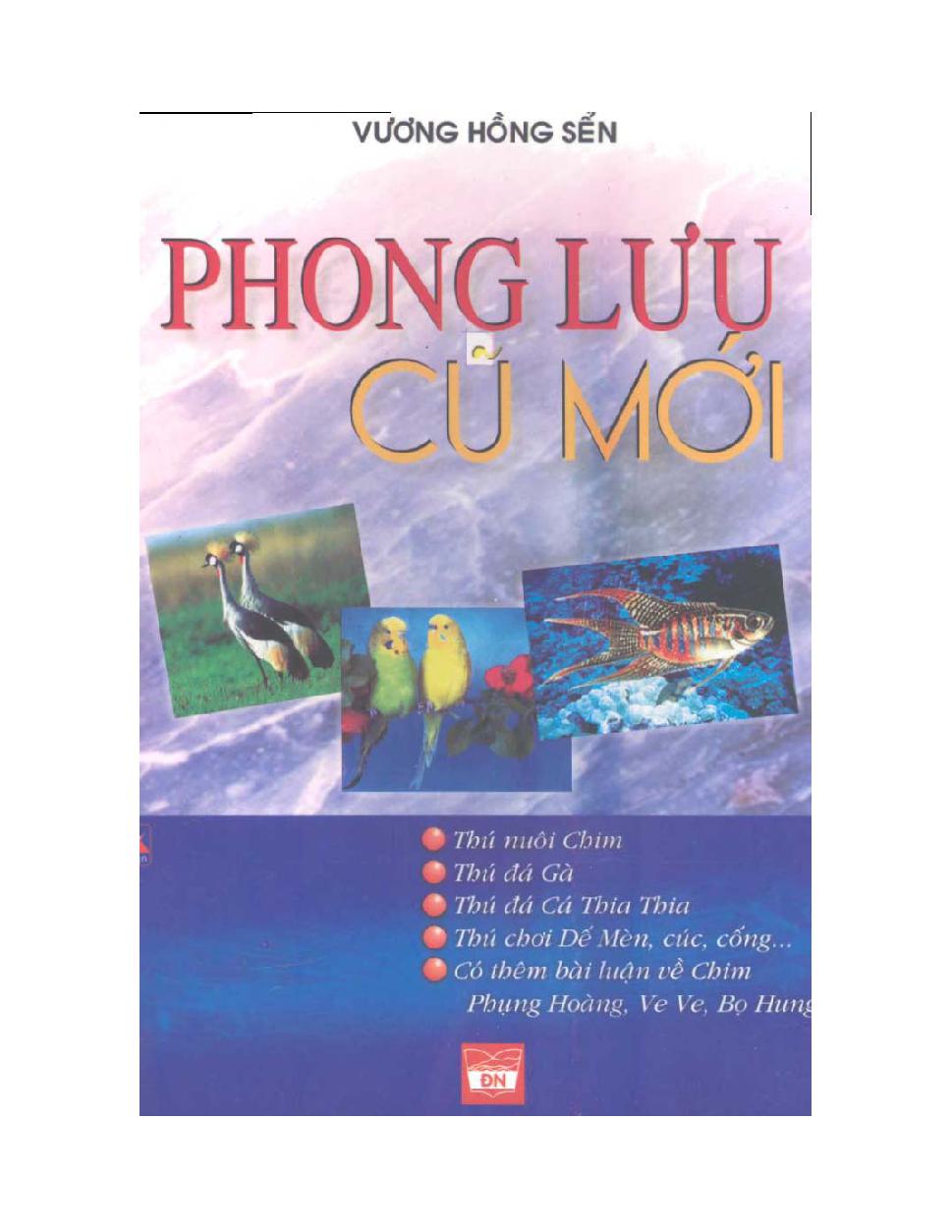 Phong Lưu Cũ Mới – Vương Hồng Sển