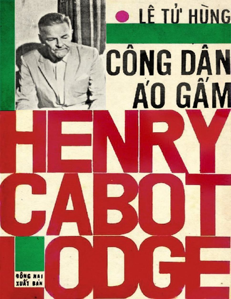 Công Dân Áo Gấm Henry Cabot Lodge