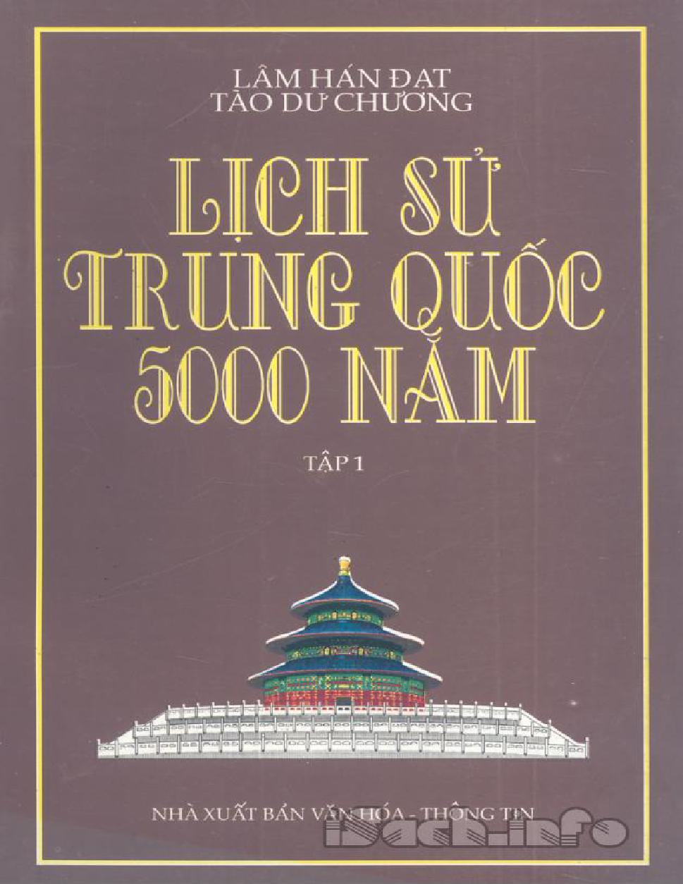 Lich Su Trung Quoc 5000 Nam Tap 1