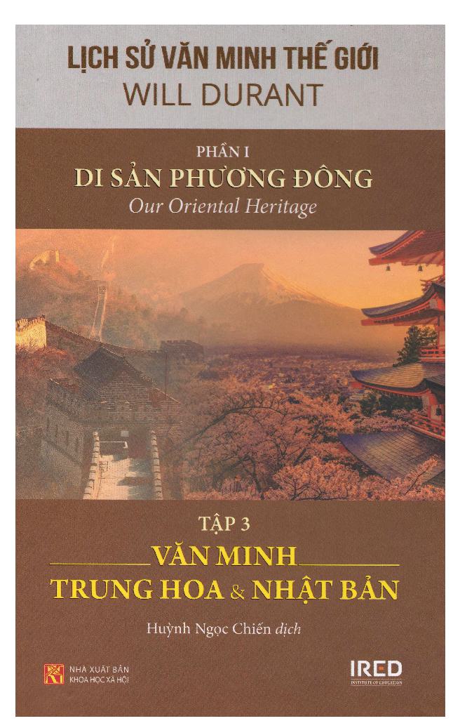 Lịch Sử Văn Minh Thế Giới Phần I (tập 3)