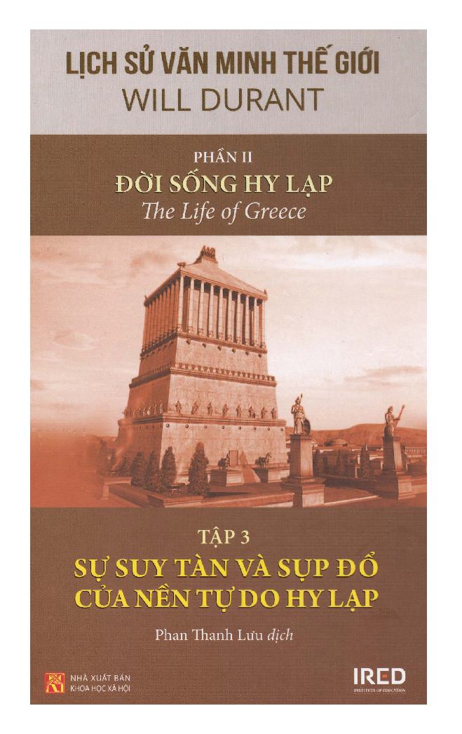 Lịch Sử Văn Minh Thế Giới Phần II (tập 3)