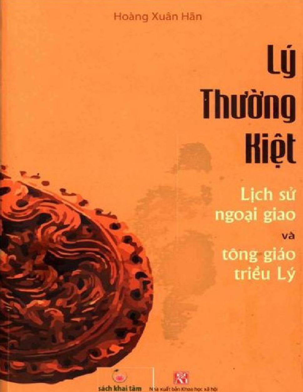 Lý Thường Kiệt - Lịch Sử Ngoại Giao Và Tông Giáo Triều Lý